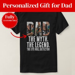 Blick-Roller-Detektor-Vatergeschenk T-Shirt