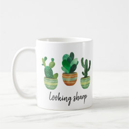 Blick Sharp Funny Cacti Kaffeetasse