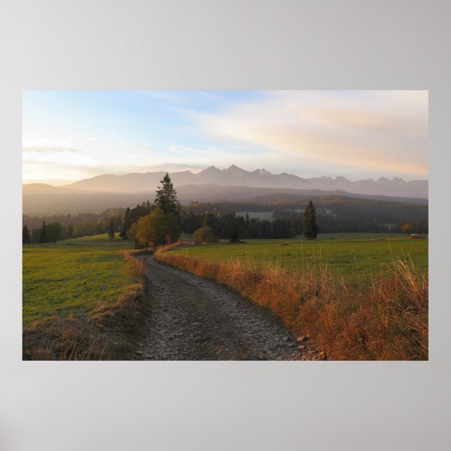 Blick Tatra von Spis Poster (Vorne)