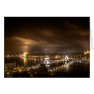 Blick über Budapest vom Budaer Schloss