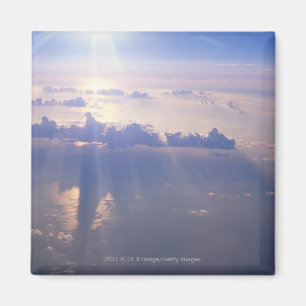 Blick über dichte Wolke Magnet