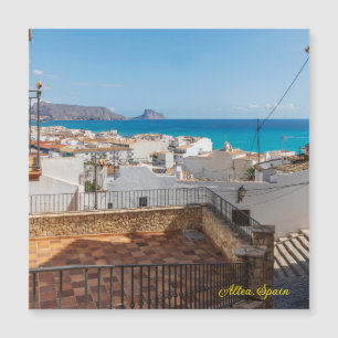 Blick über die Altstadt und die Bucht, Altea, Cost Magnetkarte
