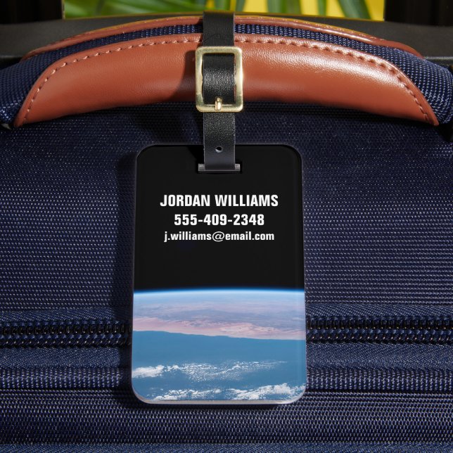 Blick über die Südwestküste Afrikas. Gepäckanhänger (Vorderseite Insitu 2)