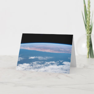 Blick über die Südwestküste Afrikas. Karte