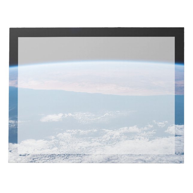 Blick über die Südwestküste Afrikas. Notizblock (Vorderseite)