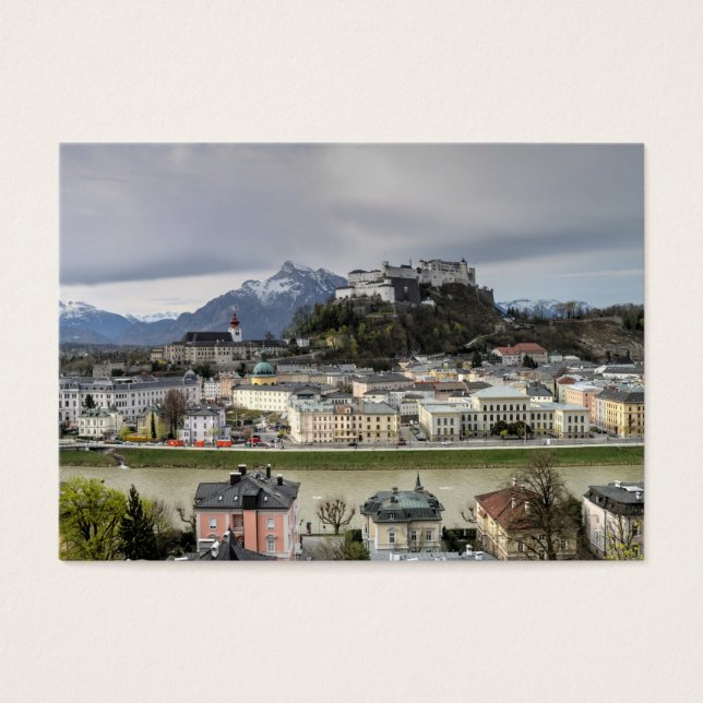 Blick über Salzburg Österreich (Vorderseite)