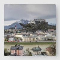 Blick über Salzburg Österreich