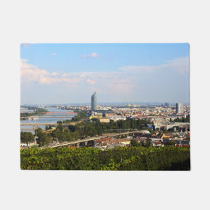 Blick über Wien Fußmatte