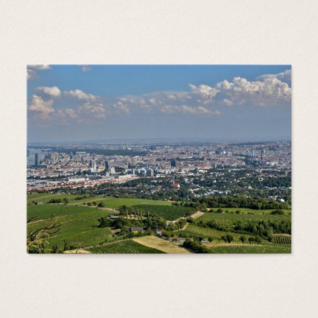 Blick über Wien von Kahlenberg aus (Vorderseite)