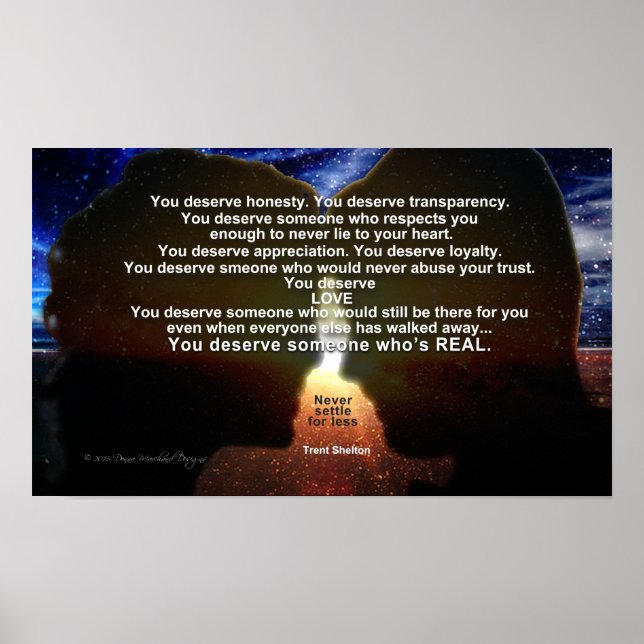 Blick verdienen poster (Vorne)