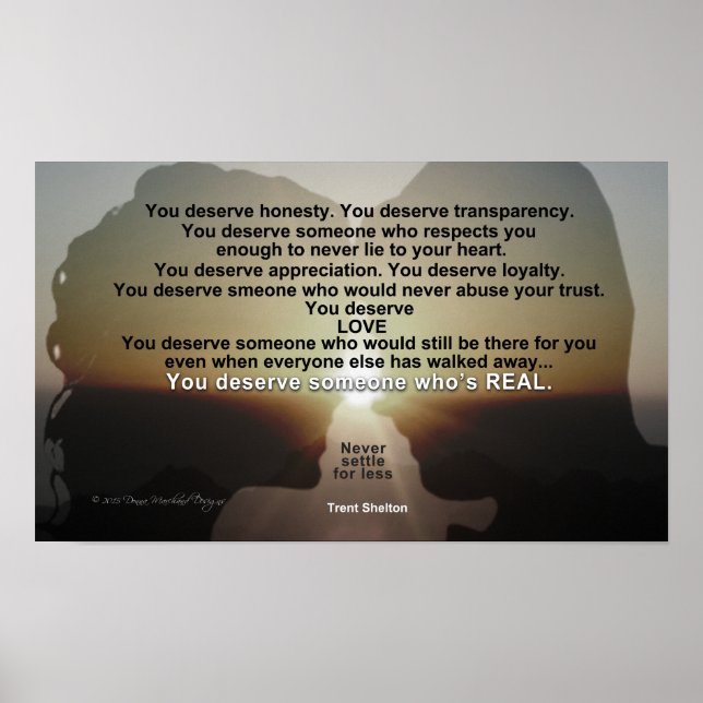 Blick verdienen poster (Vorne)