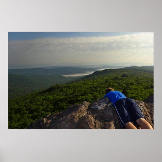 Blick vom Appalachian Trail, Grayson Highlands Poster