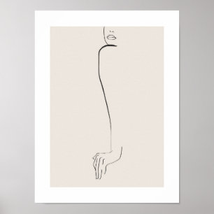 Blick vom Balkon Poster