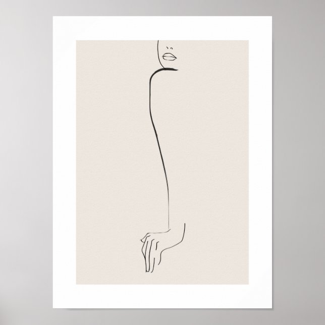 Blick vom Balkon Poster (Vorne)