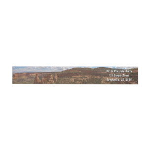 Blick vom Canyon Rim Trail im Colorado Monument