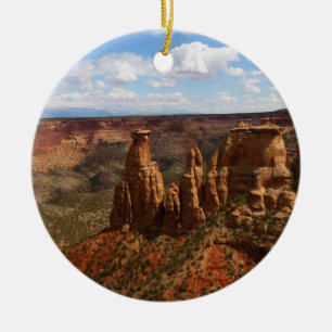 Blick vom Canyon Rim Trail im Colorado Monument Keramik Ornament
