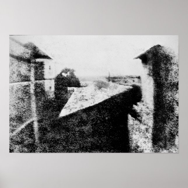 Blick vom Fenster im Le Gras Poster (Vorne)