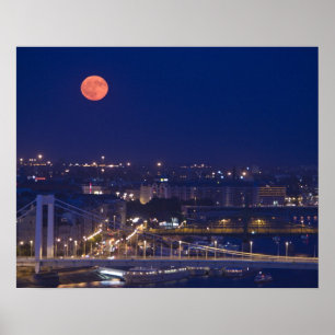 Blick vom Fishermens-Bastion neben Matyas Poster