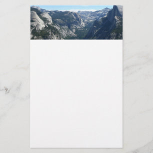 Blick vom Glacier Point im Yosemite National Park Briefpapier