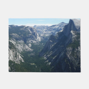Blick vom Glacier Point im Yosemite National Park Fußmatte