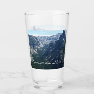 Blick vom Glacier Point im Yosemite National Park Glas