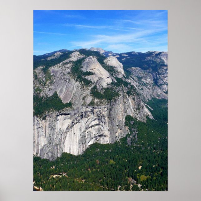 Blick vom Glacier Point, Yosemite, CA Poster (Vorne)