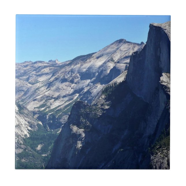 Blick vom Glacier Point, Yosemite, Kalifornien Fliese (Vorderseite)