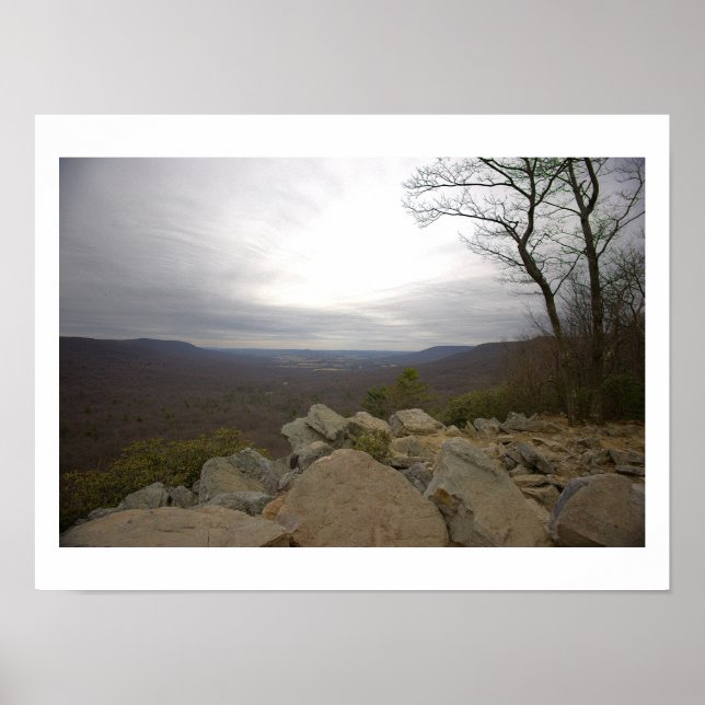 Blick vom Hawk Mountain Poster (Vorne)
