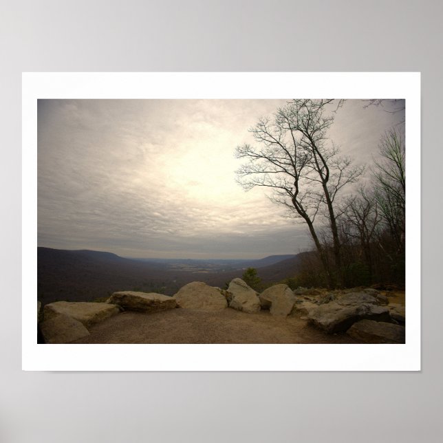 Blick vom Hawk Mountain Poster (Vorne)