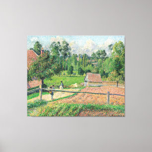 Blick vom Künstlerfenster Camille Pissarro Leinwanddruck