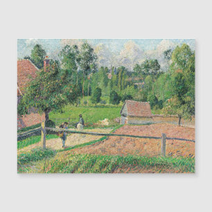 Blick vom Künstlerfenster Camille Pissarro Magnetkarte