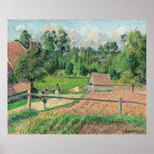 Blick vom Künstlerfenster Camille Pissarro Poster