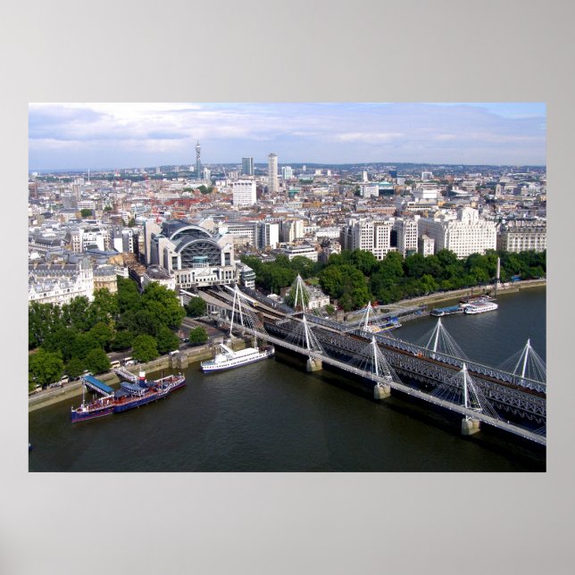 Blick vom London Eye Poster (Vorne)