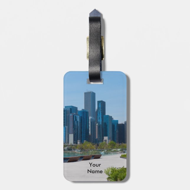 Blick vom Marinestreff Gepäckanhänger (Rückseite vertikal)