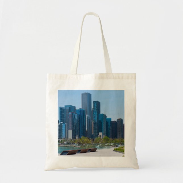 Blick vom Navy Pier Tragetasche (Vorne)