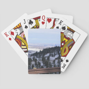 Blick vom Windy Saddle Park, Golden, Colorado Spielkarten