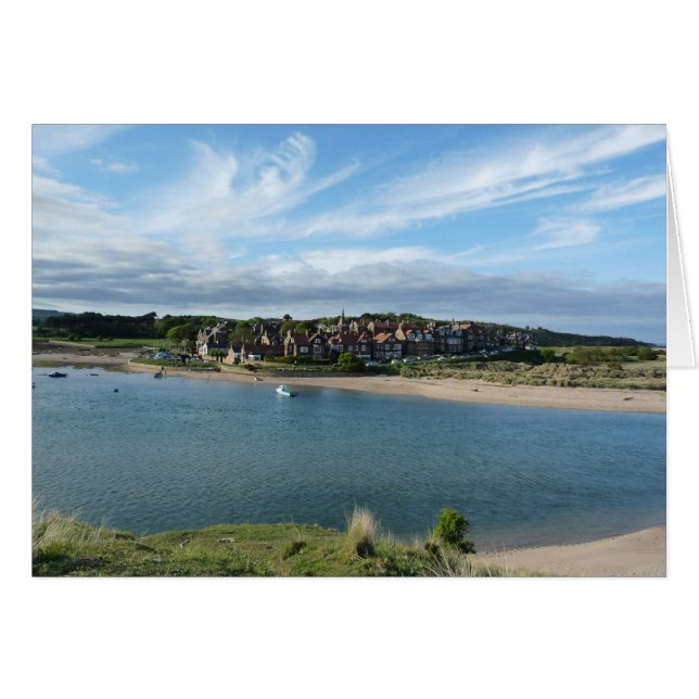 "Blick von Alnmouth aus dem Hügel" (Vorderseite (Horizontal))
