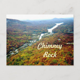 Blick von Chimney Rock Postkarte