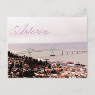 Blick von der Astoria-Säule Astoria-Megler-Brücke Postkarte