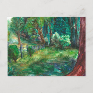 "Blick von der Lodge." Postkarte