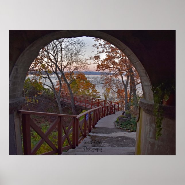 Blick von innen gesehen poster (Vorne)