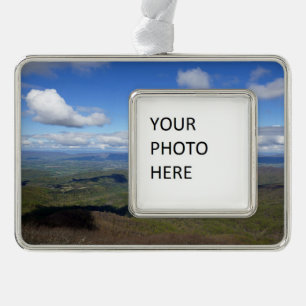 Blick von Marias Felsen Rahmen-Ornament Silber