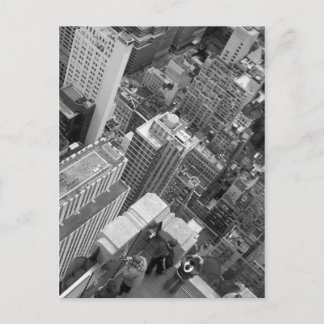 Blick von oben auf den Rock NYC Postkarte