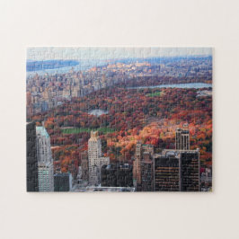 Blick von oben: Herbst im Zentralpark 01 Puzzle