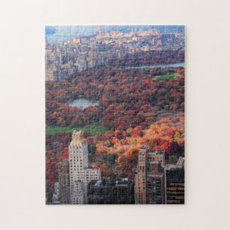 Blick von oben: Herbst im Zentralpark 01 Puzzle