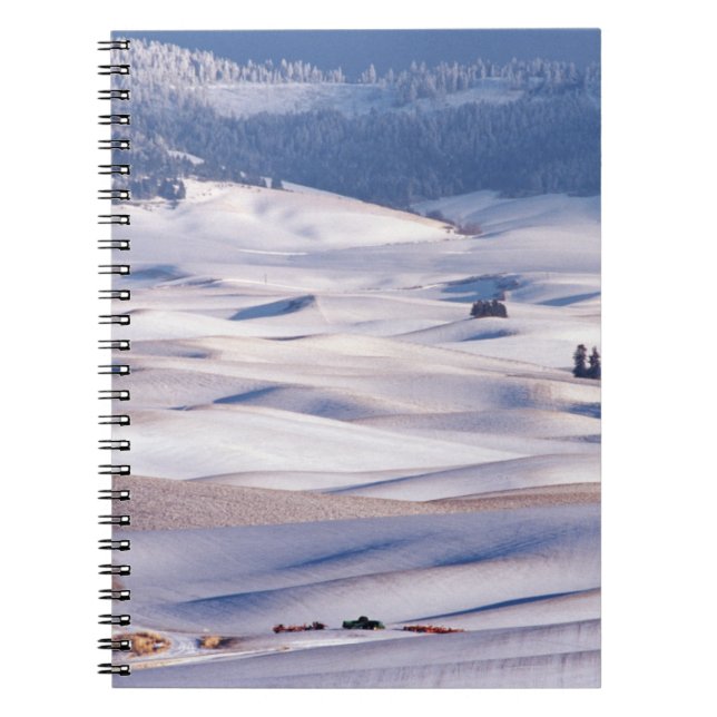 Blick von Steptoe Butte von Hügeln überdacht Notizblock (Vorderseite)