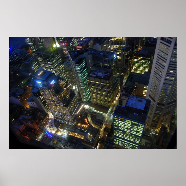 Blick von Sydney Tower Print Poster (Vorne)