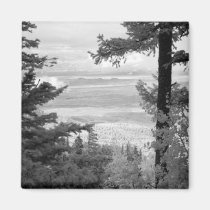 Blick Westen vom Wappen Sandia, Berge, Magnet