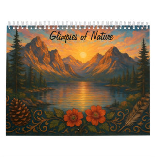 Blicke auf den Naturberg Landschaftskalender Kalender