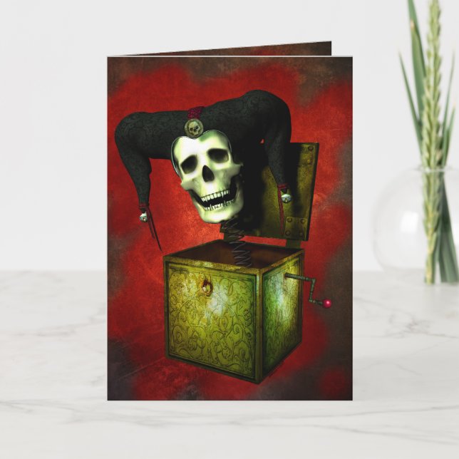 Blicke auf die Halloween-Karte Karte (Vorderseite)